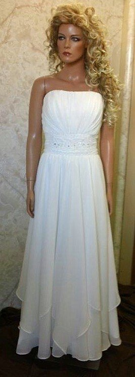ivory handkerchief dress
